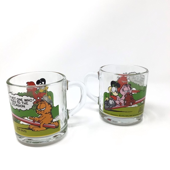 GARFIELD Characters " I'M NOT ONE WHO RISES TO THE OCCASION" Set of 2 - Picture 8 of 8